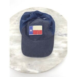 American Needle Texas Flag Patch Navy Blue Trucker Hat Baseball Cap
